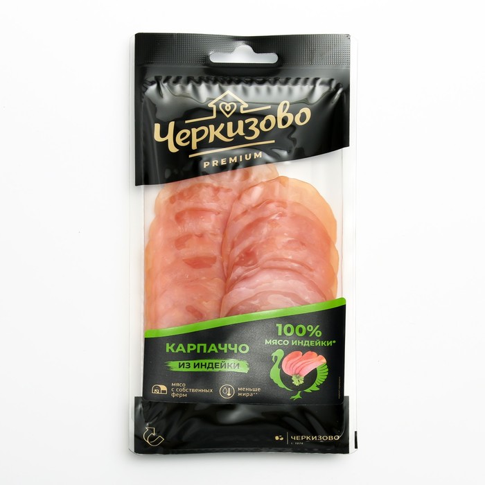 

Карпаччо из индейки нарезка 85 г Черкизово