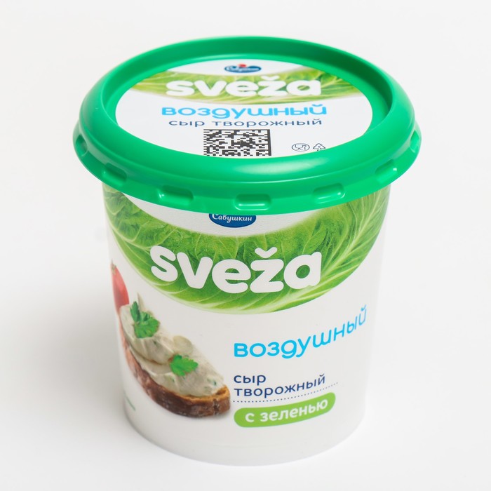 

Сыр творожный SVEZA с зеленью 60% 150г