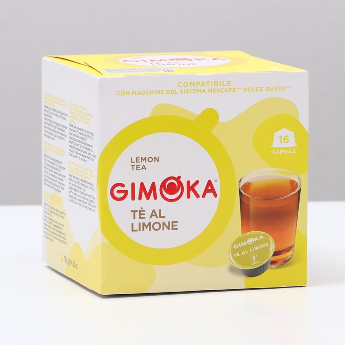 Чай в капсулах Gimoka Lemon tea, 16 капсул