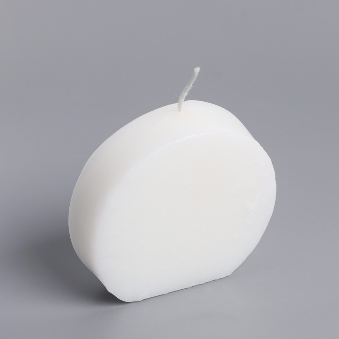 Свеча фигурная в подарочной коробке "Солнце и луна", 6х1,5 см, белая 9284338