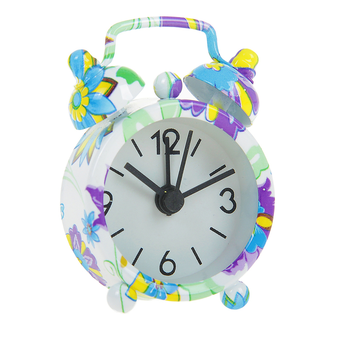 Будильник мини "Лаванда", микс