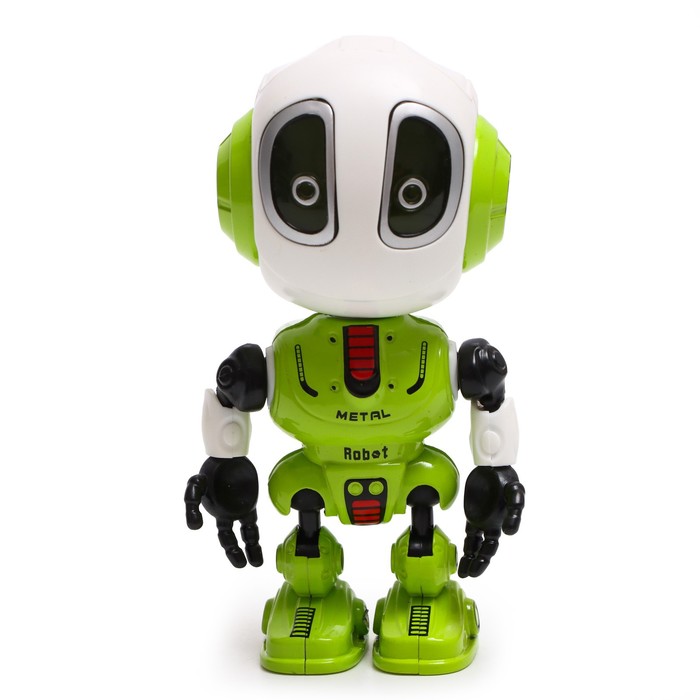Робот «Смартбот», реагирует на прикосновение, световые и звуковые эффекты, цвета зелёный
