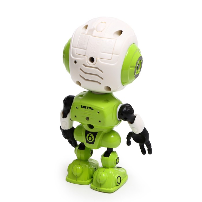 Робот «Смартбот», реагирует на прикосновение, световые и звуковые эффекты, цвета зелёный