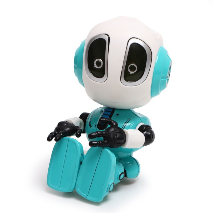 Робот «Смартбот», реагирует на прикосновение, световые и звуковые эффекты, цвет голубой