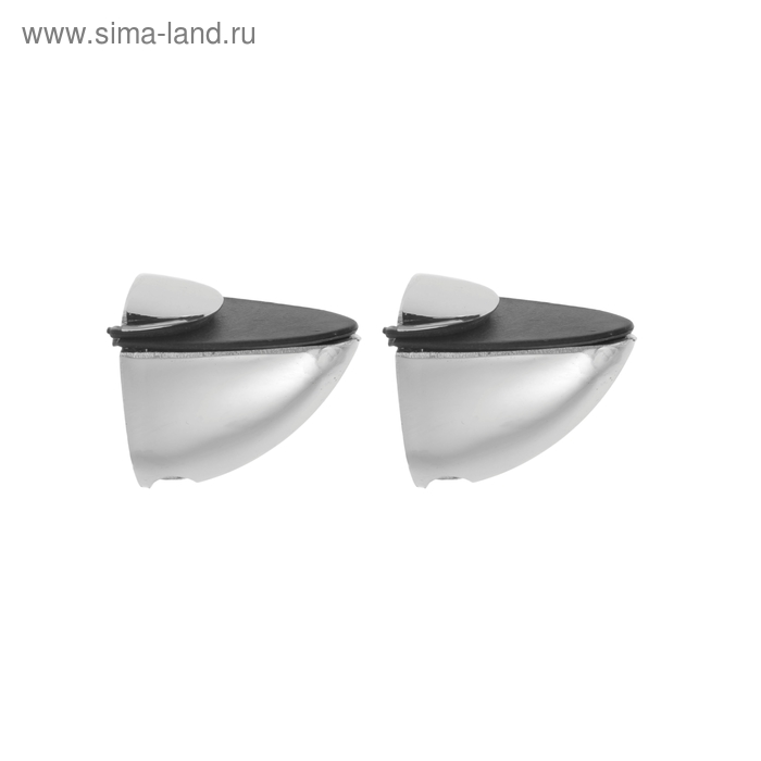

Полкодержатель (арт.619), "Пеликан", 98х69 мм, цвет хром, 2 шт.