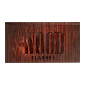 Планинг карманный недатированный, 64 листа Wood notes, твёрдая обложка, матовая ламинация, выборочный лак, блок 65 г/м2 Ош