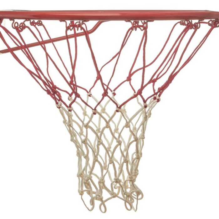 Сетка баскетбольная Atemi T4011N2, 50 см, цвет белый/красный, толщина нити