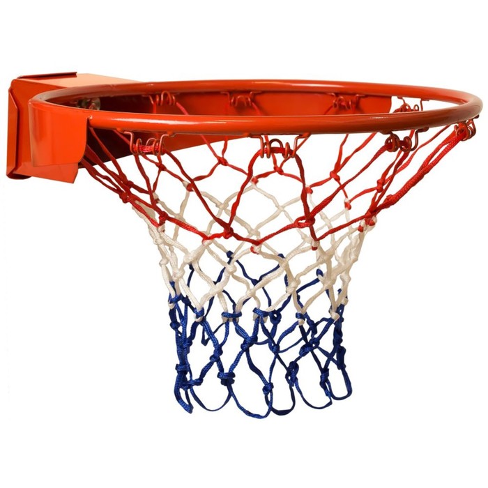 Баскетбольное кольцо Atemi BR10, размер 7, d=45 см с амортизатором, сетка т. 3.5 мм