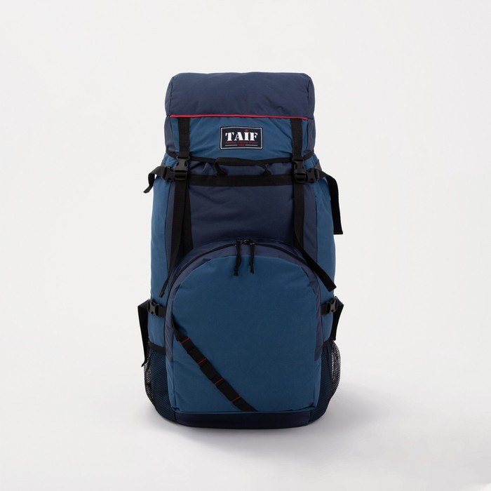 Рюкзак туристический, 90 л, отдел на молнии, цвет синий фото