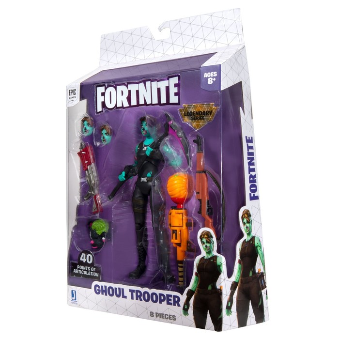 Игрушка Fortnite, фигурка героя Ghoul Trooper, с аксессуарами