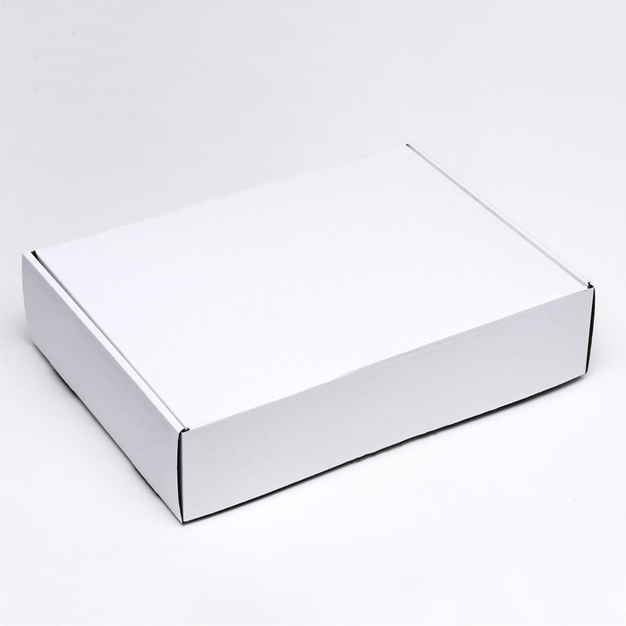 Коробка самосборная, белая, 38 х 28 х 9 см,