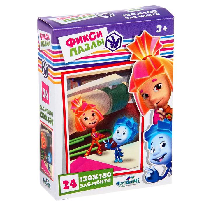 Мини-пазл "Фиксики", 24 элемента, МИКС