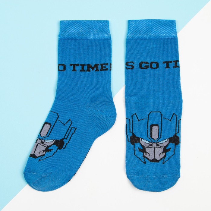 

Носки для мальчика «Оптимус Прайм», Transformers, 14-16 см, цвет синий
