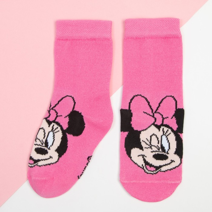 Носки для девочки «Минни Маус, DISNEY, 18-20 см, цвет розовый