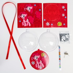 

УЦЕНКА Набор для творчества "Аппликация в шаре" My Little Pony Пинки Пай