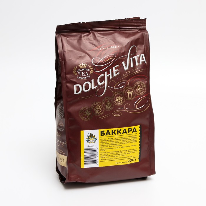 

Чай черный Dolche Vita Баккара 200г м/уп