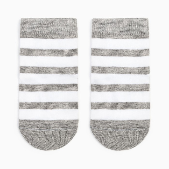 Носки детские, цвет серый меланж, размер 10