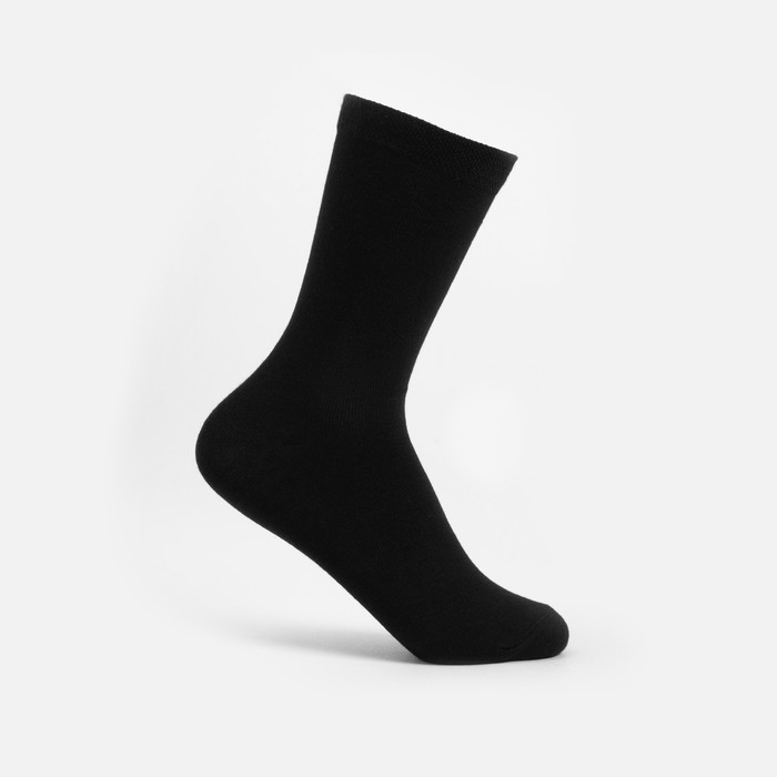 Носки детские, цвет чёрный, размер 22