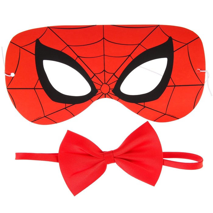 Набор карнавальный маска и бабочка, Человек-паук набор карнавальный маска и бабочка человек паук