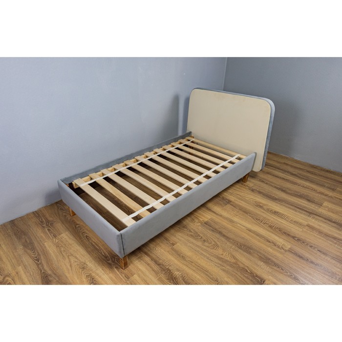 Кроватка «Седьмое небо» «Велутто», 160х80 см, цвет серый/бежевый