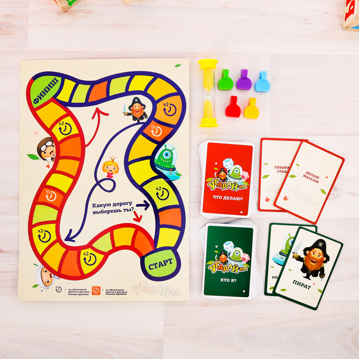 Настольная игра коммуникативная "Угадай-ка"