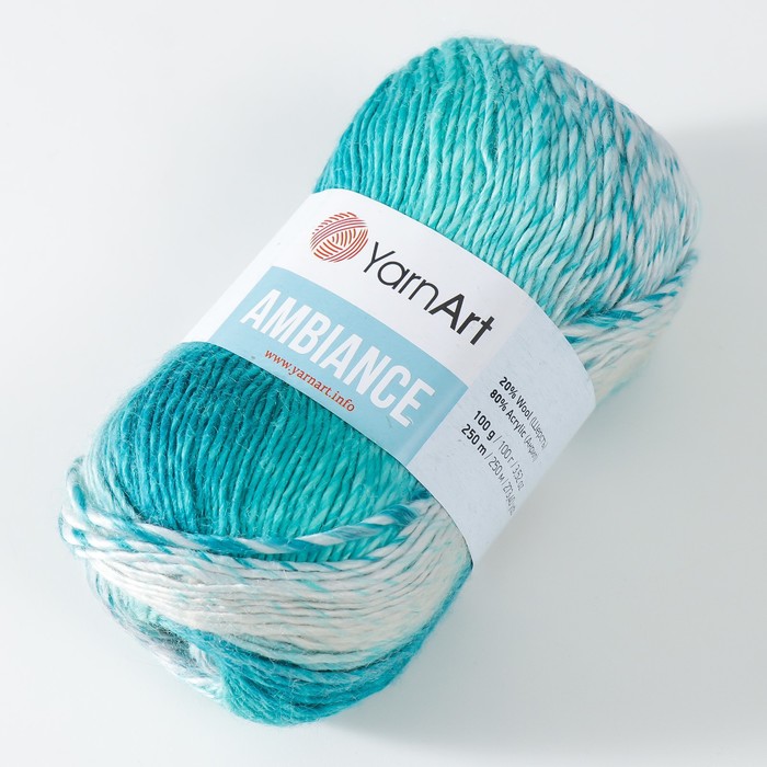 

Пряжа "Ambiance" 80% акрил, 20% шерсть 250м/100г (155)