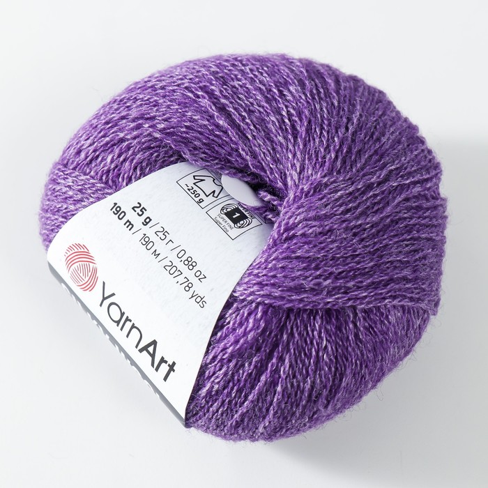 

Пряжа "Silky Wool" 35% силк район, 65% мерино. вул 190м/25г (334 фиолетовый)