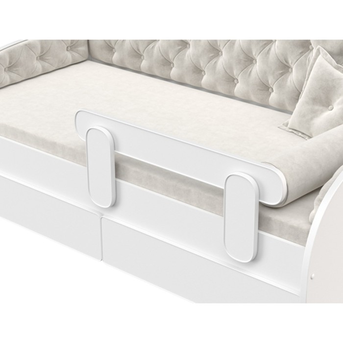 Бортик для кровати «КарлСон24», белый бортик для кровати смарт скандинавик простоквашино sky а0031515150