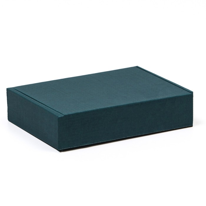 Коробка самосборная, изумрудная 21 х 15 х 5 см коробка самосборная черная 21 х 15 х 5 см