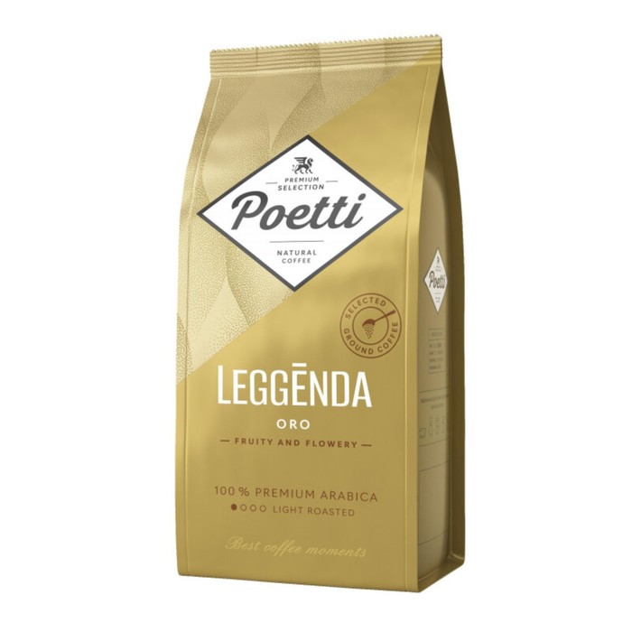 

Кофе мол.Poetti Leggenda Oro 250г