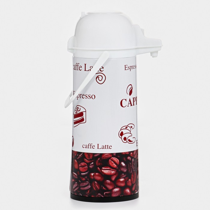 Кофейник-термос с помпой "Espresso", 1.8 л, сохраняет тепло 4 ч, 36 х 29 см