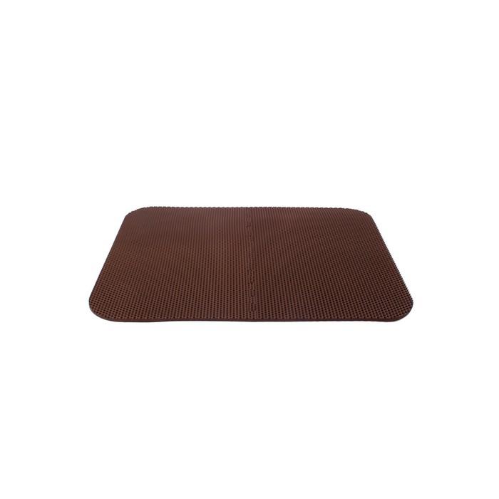 Коврик eva универсальный Eco-cover, Соты 125 х 65 см, коричневый, транформер