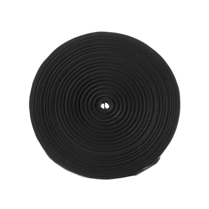 фото Стропа ременная 30 мм, для окантовки eva ковриков, катушка 50 м, чёрная eco cover