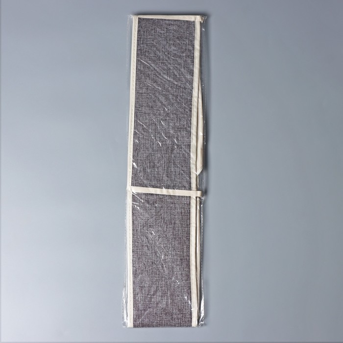 Органайзер для белья с прозрачной крышкой Доляна «Тео», 12 ячеек, 32×23×12 см, цвет серый