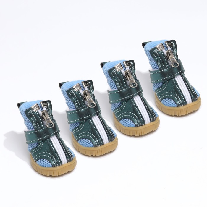 Ботинки "Мото", набор 4 шт, 5 размер (5,8 х 4,5 см), синие