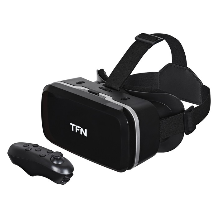 фото 3d очки виртуальной реальности tfn vr vison pro, смартфоны до 7", регулировка, черные