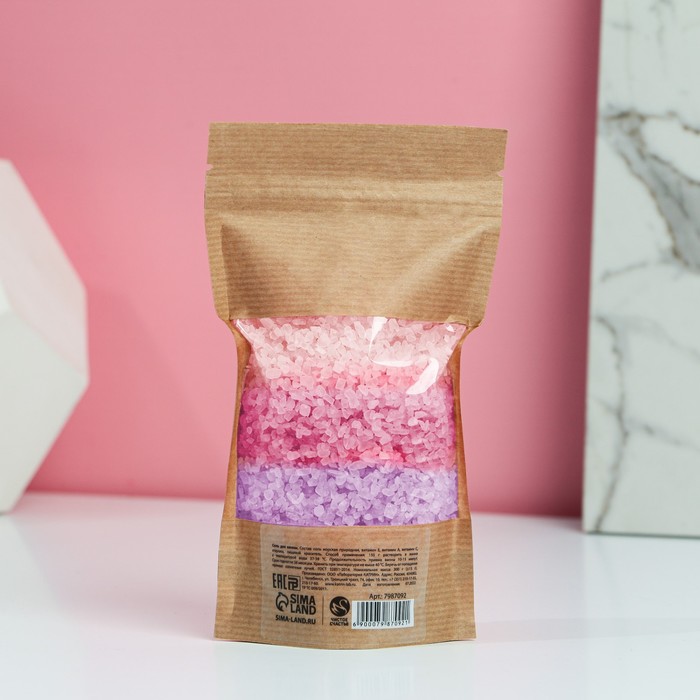 

Соль для ванны «Happy Pink Year», 350 г, аромат роза, ягода, лаванда, ЧИСТОЕ СЧАСТЬЕ