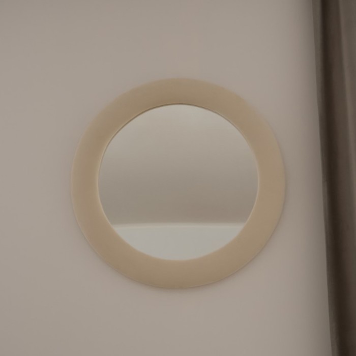 Зеркало круглое «Рондель», 800×800 мм, велюр, цвет velutto 16 комод рондель 865×510×780 мм 3 ящика велюр цвет velutto 04