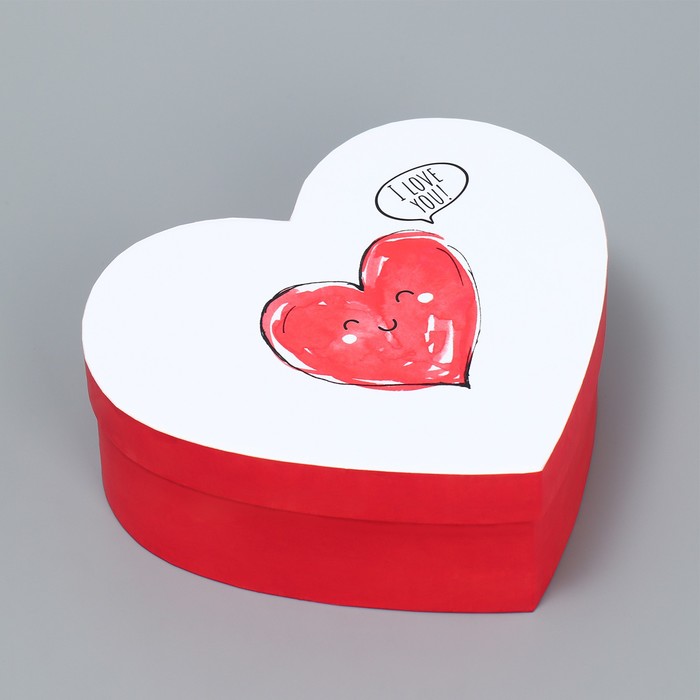 Коробка подарочная, упаковка, «С любовью», 16 х 14 х 6 см