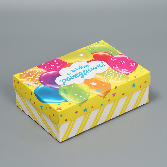 Коробка подарочная складная, упаковка, «День рождения», 21 х 15 х 7 см коробка складная день рождения 17 х 17 х 7 см
