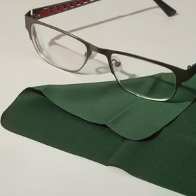 Салфетка для очков TAO №01 в индивидуальной упаковке, цвет зелёный Ош