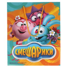 

Пакет подарочный «Смешарики», глянцевый, размер 26 × 32 см