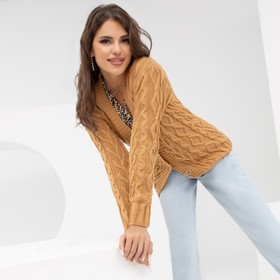 

Кардиган женский Charutti «Сказочно прекрасна», размер 54, цвет песочный