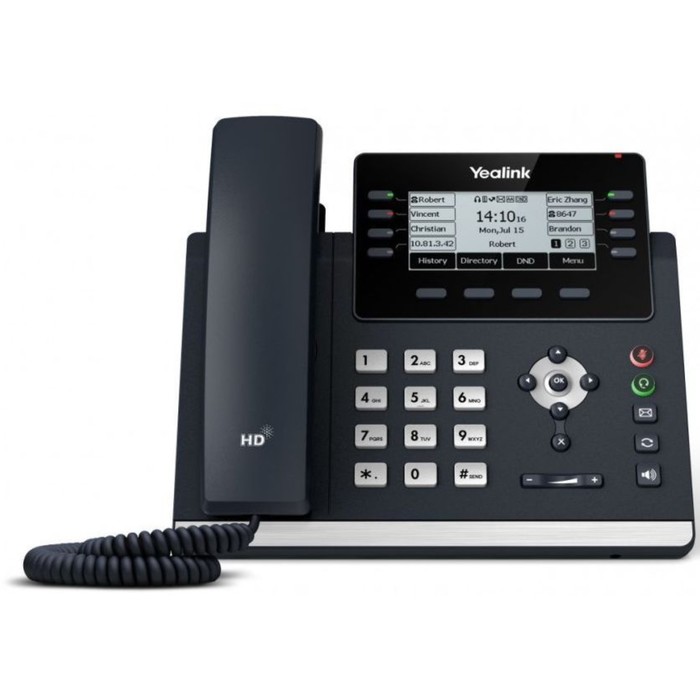 цена Телефон IP Yealink SIP-T43U, чёрный