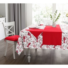 

Набор кухонный: Waxbird, скатерть 140х150 см, салфетки 40х40 см - 4 шт, цвет красный