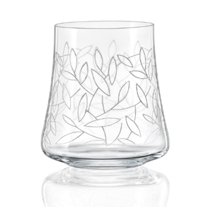 Набор стаканов для виски Экстра, декор листья, 350 мл, 6 шт набор стаканов для виски glacier декор золото 6 шт 350 мл