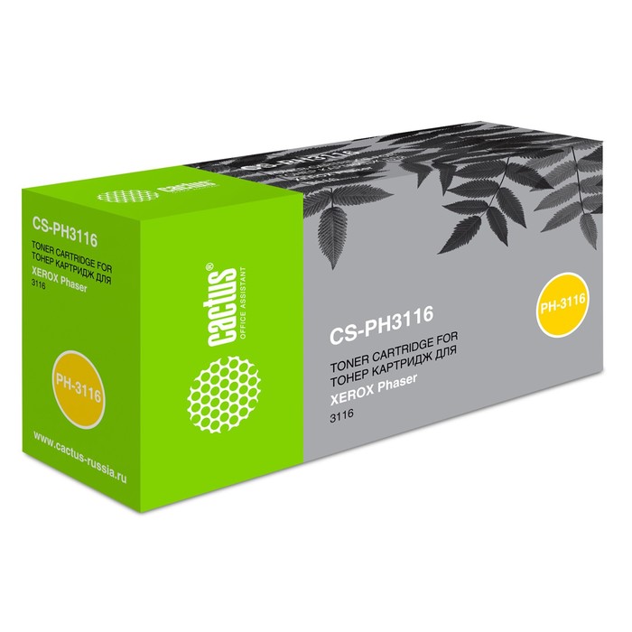 

Картридж Cactus CS-PH3116 109R00748 для Xerox Phaser 3116 (3000k), черный