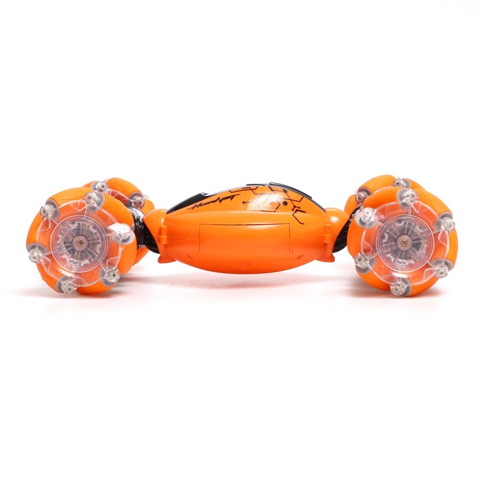 

Перевёртыш радиоуправляемый CLIMBER, 1:16, 4WD, световые эффекты, работает от аккумулятора, цвет оранжевый