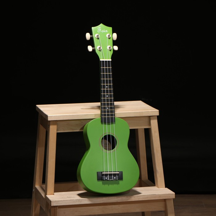 Укулеле Foix сопрано, зеленый укулеле сопрано lis 100green зеленый