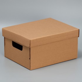 Складная коробка «Бурая», 31,2 х 25,6 х 16,1 см Ош